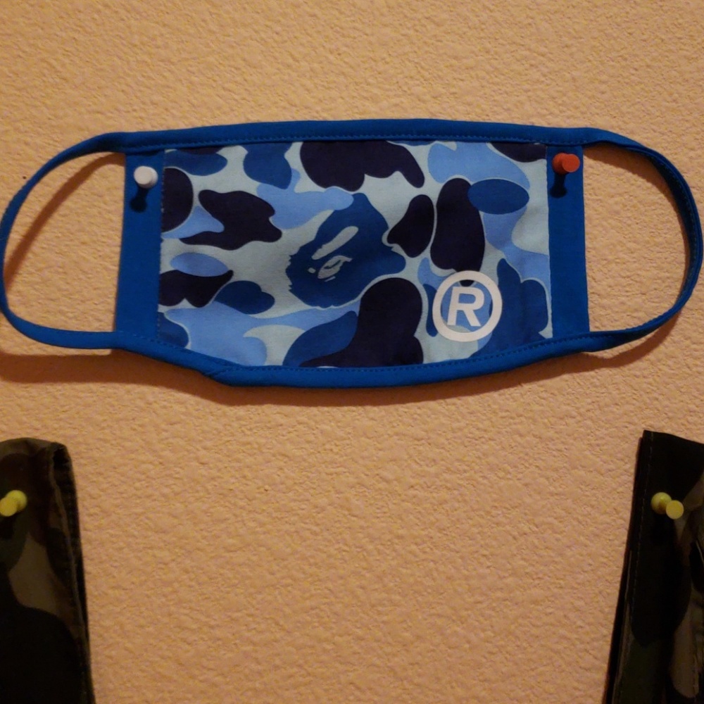 A bathing ape face mask